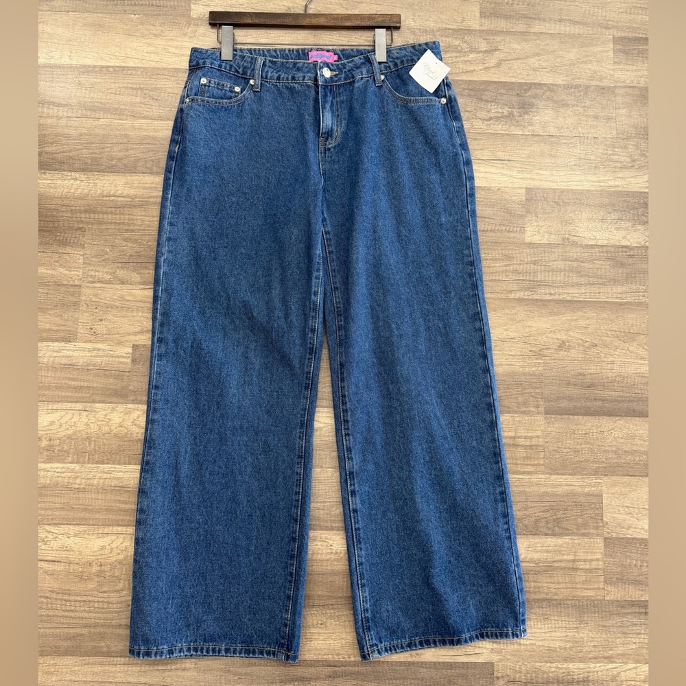 edikted wide leg jeans